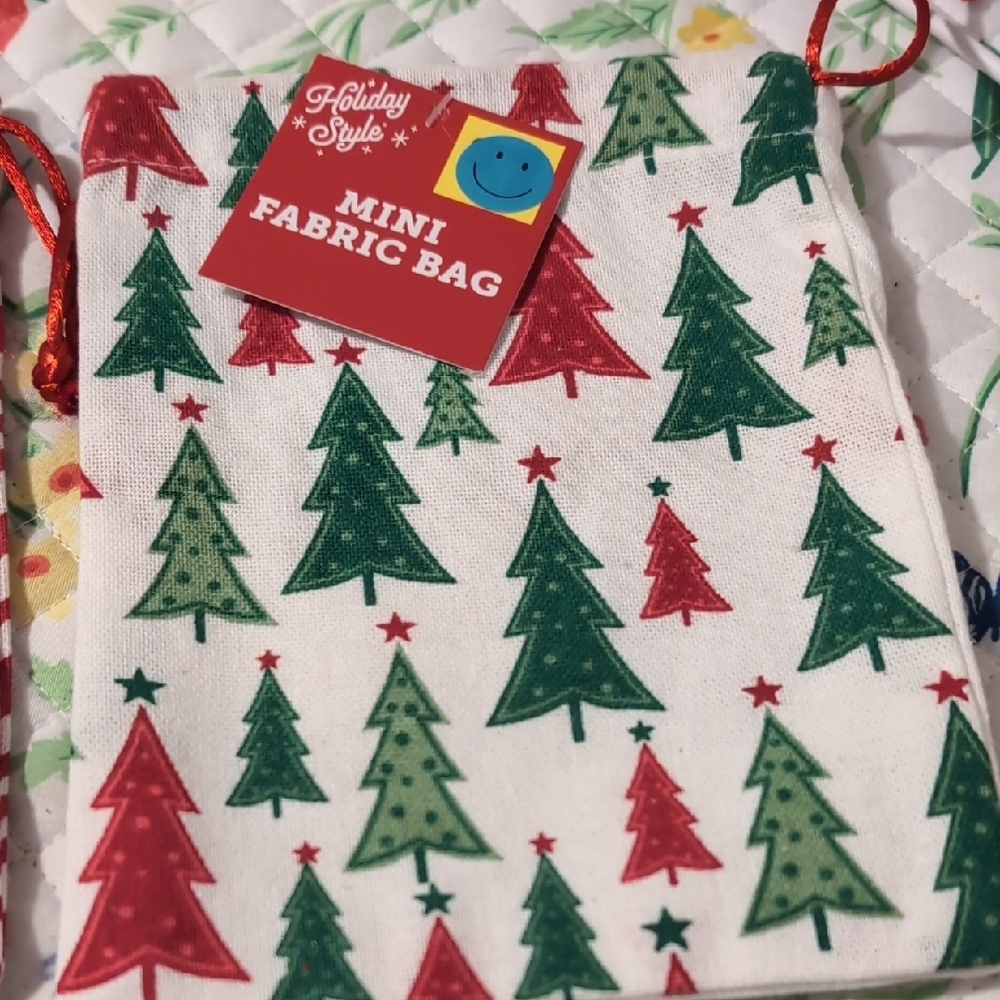 Pick 1 Mini Fabric Bag 2 Designs New - Picture 4 of 4